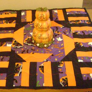 Halloween table decor